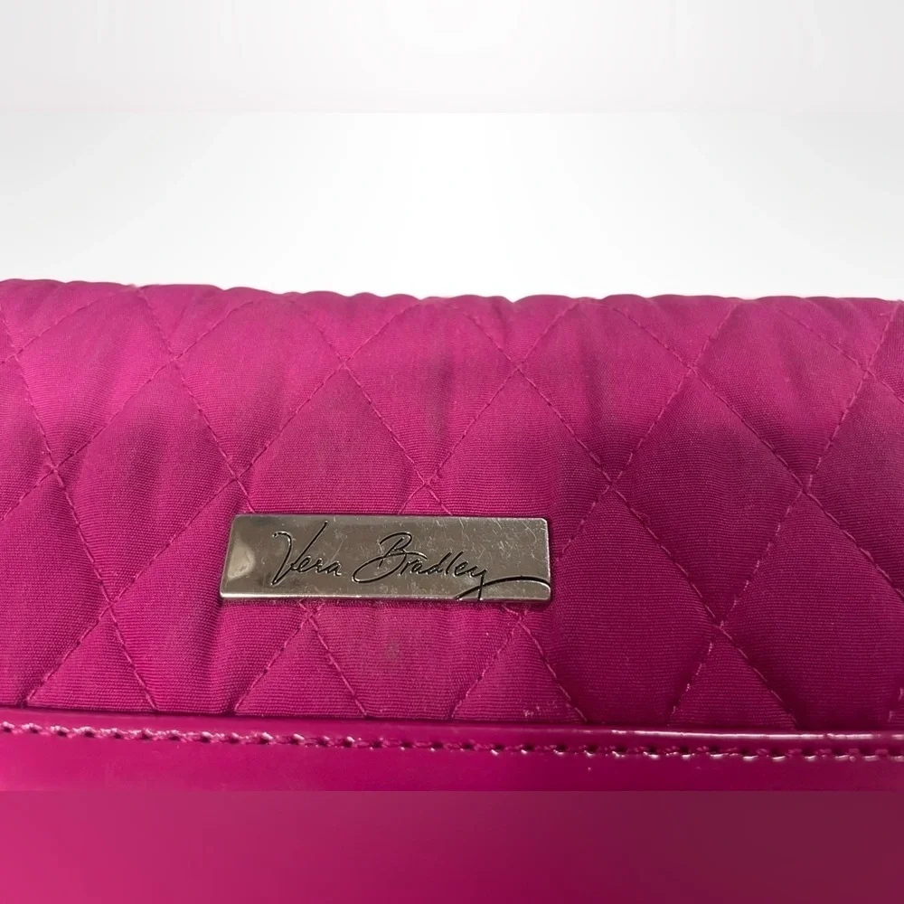Vera Bradley‎ tri fold fuchsia wallet